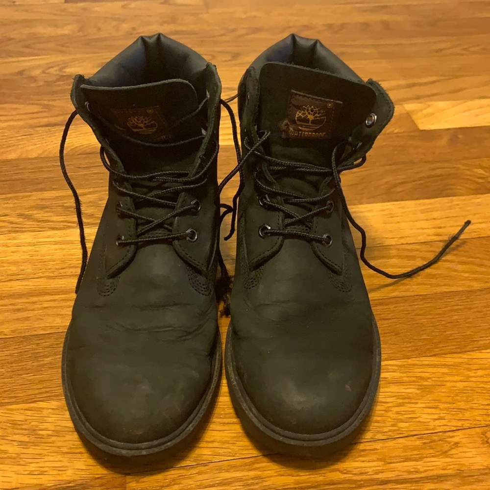 Black Timberland boots